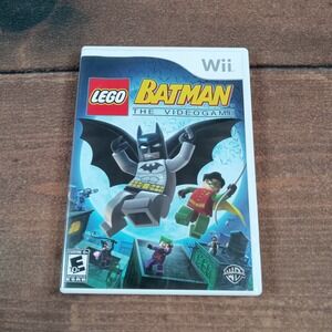 Lego Batman The Videogame Nintendo Wii Disc Instruction Booklet Case